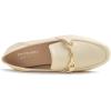 image:imageFEVERSOLE Womens Fashion Daily Comfort Soft Penny Loafer Office Work FlatsBeige Vegan Leather Golden Buckle