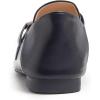 image:imageFEVERSOLE Womens Fashion Daily Comfort Soft Penny Loafer Office Work FlatsBlack Vegan Leather Golden Buckle