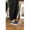 image:imageFEVERSOLE Womens Fashion Shiny Soft Slip On Sneaker Sparkle Casual Comfort LoafersBlack Lurex
