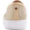 image:imageFEVERSOLE Womens Fashion Shiny Soft Slip On Sneaker Sparkle Casual Comfort LoafersGold Lurex