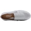 image:imageFEVERSOLE Womens Fashion Shiny Soft Slip On Sneaker Sparkle Casual Comfort LoafersSilver Lurex