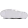 image:imageFEVERSOLE Womens Fashion SlipOn Sneaker Casual Platform Loafers White Silver Rhinestone Shoes Size 85 M US