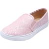 image:imageFEVERSOLE Womens Fashion SlipOn Sneaker Loafers Baby Pink Size 7 M US Boundle with No Show Socks Women Ankle Low Cut Thin No Slip Invisible Liner Socks 3 Colors 6 Pairs