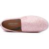 image:imageFEVERSOLE Womens Fashion SlipOn Sneaker Loafers Baby Pink Size 95 M US Bound with No Show Socks Women Ankle Low Cut Thin Socks 3 Colors 6 Pairs