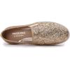 image:imageFEVERSOLE Womens Fashion SlipOn Sneaker Loafers Gold 7 M US Bound with No Show Socks Women Ankle Low Cut Thin Socks 3 Colors 6 Pairs