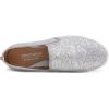image:imageFEVERSOLE Womens Fashion SlipOn Sneaker Loafers Ice Silver Size 85 M US Bound with No Show Socks Women Ankle Low Cut Thin Socks 3 Colors 6 Pairs