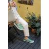 image:imageFEVERSOLE Womens Fashion SlipOn Sneaker Loafers Jade Green Size 95 M US Boundle with No Show Socks Women Ankle Low Cut Thin No Slip Invisible Liner Socks 3 Colors 6 Pairs