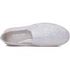 image:imageFEVERSOLE Womens Fashion SlipOn Sneaker Loafers Multi White Size 65 M US Bound with No Show Socks Women Ankle Low Cut Thin Socks 3 Colors 6 Pairs