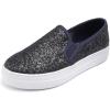 image:imageFEVERSOLE Womens Fashion SlipOn Sneaker Loafers Navy 9 M US Bound with No Show Socks Women Ankle Low Cut Thin Socks 3 Colors 6 Pairs