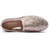image:imageFEVERSOLE Womens Fashion SlipOn Sneaker Loafers Pink Gold Size 75 M US Bound with No Show Socks Women Ankle Low Cut Thin Socks 3 Colors 6 Pairs