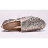 image:imageFEVERSOLE Womens Fashion SlipOn Sneaker Loafers Pink Gold Size 8 M US Boundle with No Show Socks Women Ankle Low Cut Thin No Slip Invisible Liner Socks 3 Colors 6 Pairs