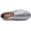 image:imageFEVERSOLE Womens Fashion SlipOn Sneaker Loafers Silver 85 M US Bound with No Show Socks Women Ankle Low Cut Thin Socks 3 Colors 6 Pairs