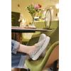 image:imageFEVERSOLE Womens Fashion SlipOn Sneaker Loafers Silver 95 M US Bound with No Show Socks Women Ankle Low Cut Thin Socks 3 Colors 6 Pairs