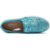 image:imageFEVERSOLE Womens Fashion SlipOn Sneaker Loafers Turquoise Size 6 M US Bound with No Show Socks Women Ankle Low Cut Thin Socks 3 Colors 6 Pairs