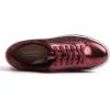 image:imageFEVERSOLE Womens Fashion Sparkle Platform Rhinestone Party Holiday Wedding SneakersBurgundy Glitter