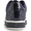 image:imageFEVERSOLE Womens Fashion Sparkle Platform Rhinestone Party Holiday Wedding SneakersIce Night Blue Glitter