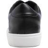image:imageFEVERSOLE Womens Featured PU Leather Colorful Lace Up SneakerBlack Whitesole Laceup