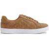 image:imageFEVERSOLE Womens Featured PU Leather Colorful Lace Up SneakerCamel Nubuck Quilted Vegan Leather