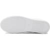 image:imageFEVERSOLE Womens Featured PU Leather Colorful Lace Up SneakerWhite Napa Rose Gold Patch Laceup