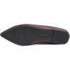 image:imageFEVERSOLE Womens Loafer Flat Pointed Fashion Slip On Comfort Driving Office ShoesNapa Vegan Leather Burgundy