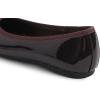 image:imageFEVERSOLE Womens Macaroon Colorful Memory Foam Cushion Insock Patent Ballet FlatChocolate