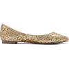 image:imageFEVERSOLE Womens Macaroon Colorful Memory Foam Cushion Insock Patent Ballet FlatGlitter Gold Pointed