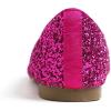 image:imageFEVERSOLE Womens Macaroon Colorful Memory Foam Cushion Insock Patent Ballet FlatGlitter Hot Fuchsia Pointed