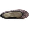 image:imageFEVERSOLE Womens Macaroon Colorful Memory Foam Cushion Insock Patent Ballet FlatGlitter Multi Black