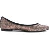 image:imageFEVERSOLE Womens Macaroon Colorful Memory Foam Cushion Insock Patent Ballet FlatGlitter Multi Black Pointed