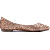 image:imageFEVERSOLE Womens Macaroon Colorful Memory Foam Cushion Insock Patent Ballet FlatGlitter Rose Gold Pointed