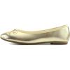 image:imageFEVERSOLE Womens Macaroon Colorful Memory Foam Cushion Insock Patent Ballet FlatGold