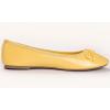 image:imageFEVERSOLE Womens Macaroon Colorful Memory Foam Cushion Insock Patent Ballet FlatLemon
