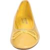 image:imageFEVERSOLE Womens Macaroon Colorful Memory Foam Cushion Insock Patent Ballet FlatLemon