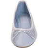 image:imageFEVERSOLE Womens Macaroon Colorful Memory Foam Cushion Insock Patent Ballet FlatLight Blue