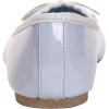 image:imageFEVERSOLE Womens Macaroon Colorful Memory Foam Cushion Insock Patent Ballet FlatLight Blue