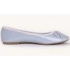 image:imageFEVERSOLE Womens Macaroon Colorful Memory Foam Cushion Insock Patent Ballet FlatLight Blue