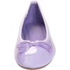image:imageFEVERSOLE Womens Macaroon Colorful Memory Foam Cushion Insock Patent Ballet FlatLilac