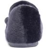 image:imageFEVERSOLE Womens Macaroon Colorful Memory Foam Cushion Insock Patent Ballet FlatMaryjane Black Plush