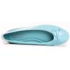 image:imageFEVERSOLE Womens Macaroon Colorful Memory Foam Cushion Insock Patent Ballet FlatMint