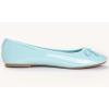 image:imageFEVERSOLE Womens Macaroon Colorful Memory Foam Cushion Insock Patent Ballet FlatMint