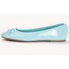 image:imageFEVERSOLE Womens Macaroon Colorful Memory Foam Cushion Insock Patent Ballet FlatMint