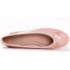 image:imageFEVERSOLE Womens Macaroon Colorful Memory Foam Cushion Insock Patent Ballet FlatPink