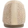 image:imageFEVERSOLE Womens Macaroon Colorful Memory Foam Cushion Insock Patent Ballet FlatRaffia Beige