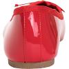 image:imageFEVERSOLE Womens Macaroon Colorful Memory Foam Cushion Insock Patent Ballet FlatRed