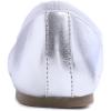 image:imageFEVERSOLE Womens Macaroon Colorful Memory Foam Cushion Insock Patent Ballet FlatSilver