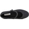 image:imageFEVERSOLE Womens Mary Jane Fashion Round Toe Easy Buckle Slip On FlatsMaryjane Black Corduroy