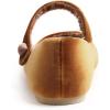 image:imageFEVERSOLE Womens Mary Jane Fashion Round Toe Easy Buckle Slip On FlatsMaryjane Camel Brown Velvet Fur Lined