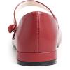 image:imageFEVERSOLE Womens Mary Jane Fashion Round Toe Low Heel Slip On FlatsMaryjane Retro Red Vegan Flat Heel