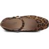 image:imageFEVERSOLE Womens Mary Jane Fashion Square Toe Easy Buckle Low Heel Slip On FlatsSq Maryjane Leopard Vegan Suede Stack Heel