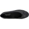 image:imageFEVERSOLE Womens Shiny Ballet Flat Glitter Black Size 9 M US Bound with No Show Socks Women Low Cut Silky Thin Socks 3 Colors 9 Pairs